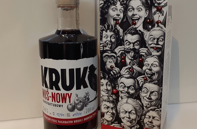 Kruk Manufakturowy Wiś-Nowy butelka i opakowanie